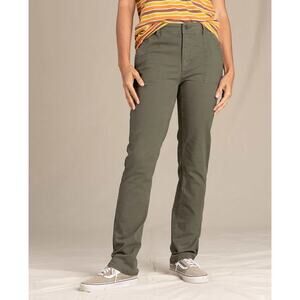 TOAD&CO WOMEN'S EARTHWORKS PANT Olive Green Size 12